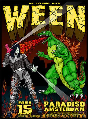 Ween Live at Paradiso on 2008-05-15 album art