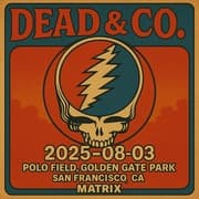 Dead & Company Live at Golden Gate Park, San Francisco, CA - Matrix album art